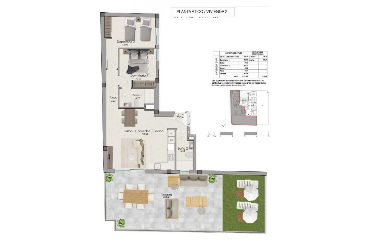 Neue Gebäude - Penthouse -
Santa Pola - Centro