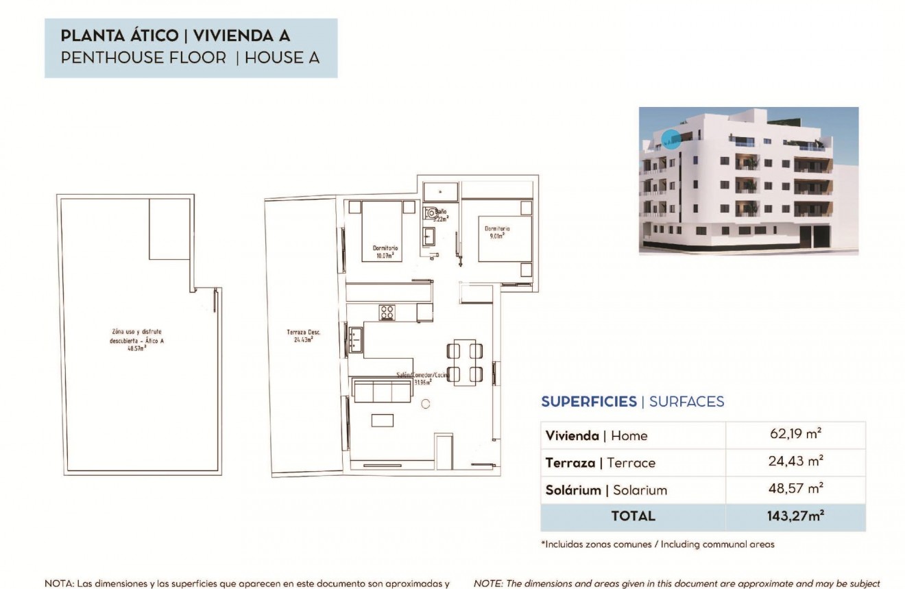 Obra nueva - Ático -
Torrevieja - pueblo