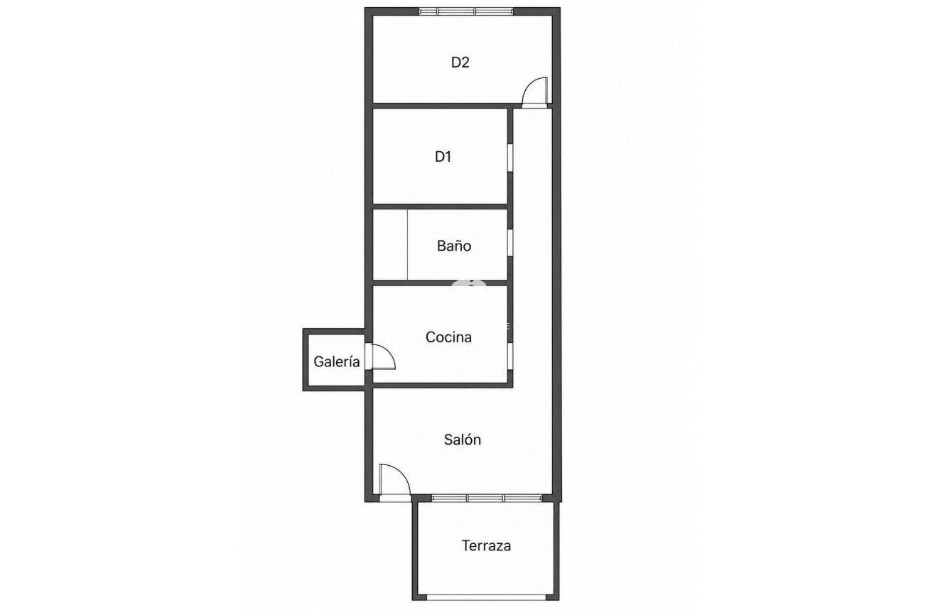 Resale - Apartment / flat -
Torrevieja - Playa del Cura