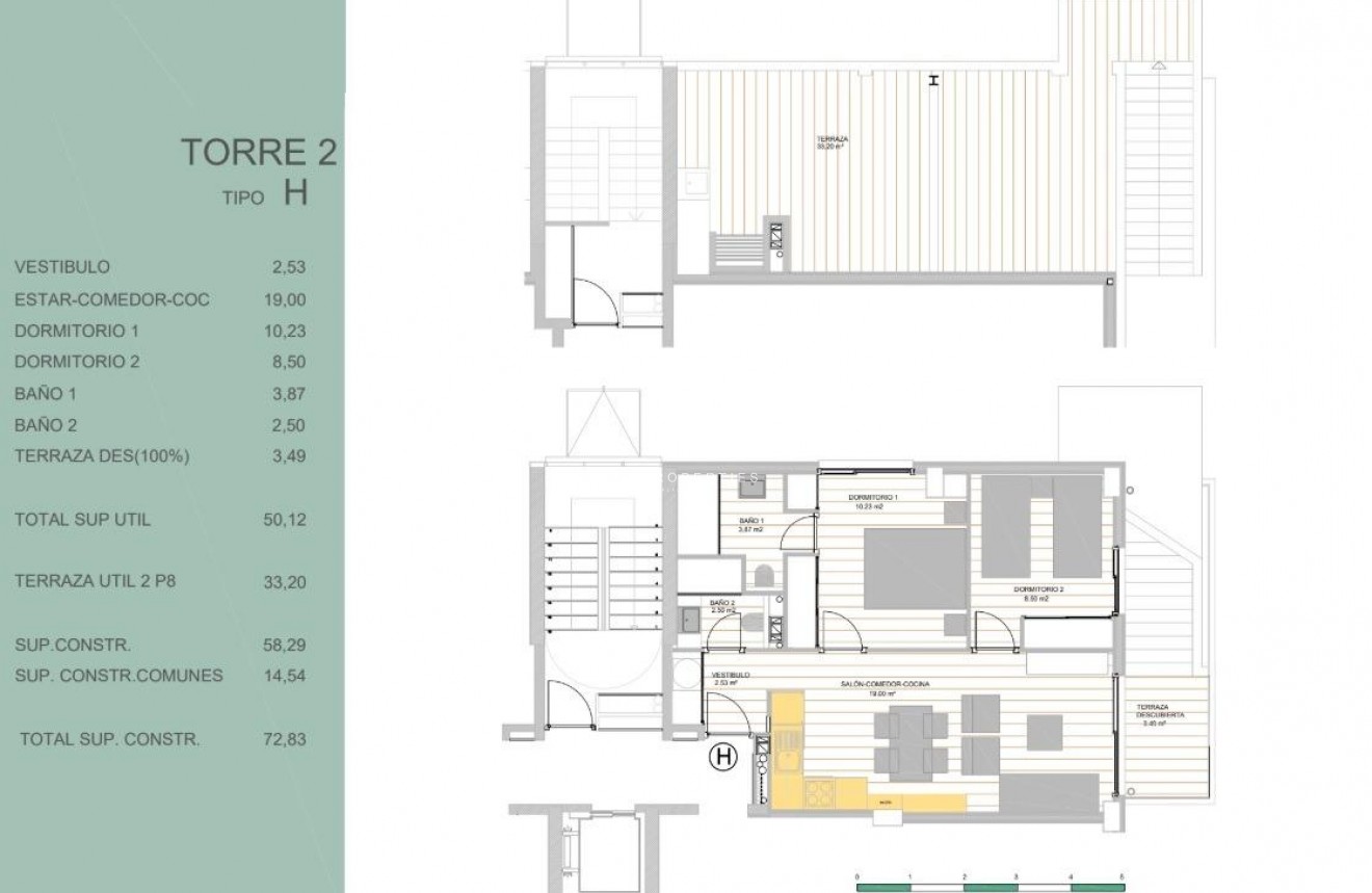 Nouvelle construction - Attique -
Guardamar del Segura - Avda del Puerto