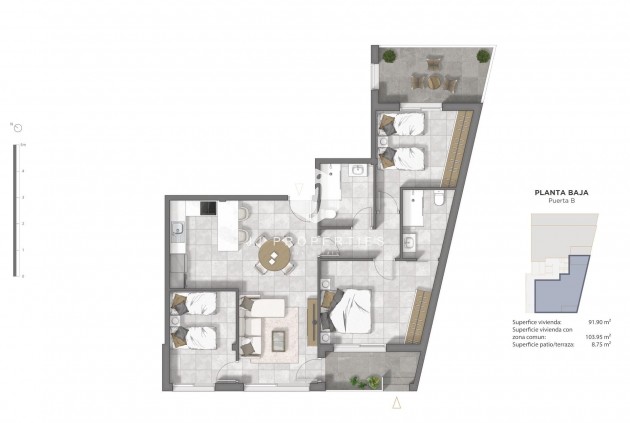 Neue Gebäude - Wohnung -
Guardamar del Segura - Pueblo